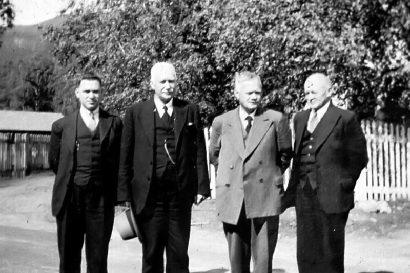 Sigurd Bratlie, Johan O. Smith, Elias Aslaksen og Andreas Nilsen.