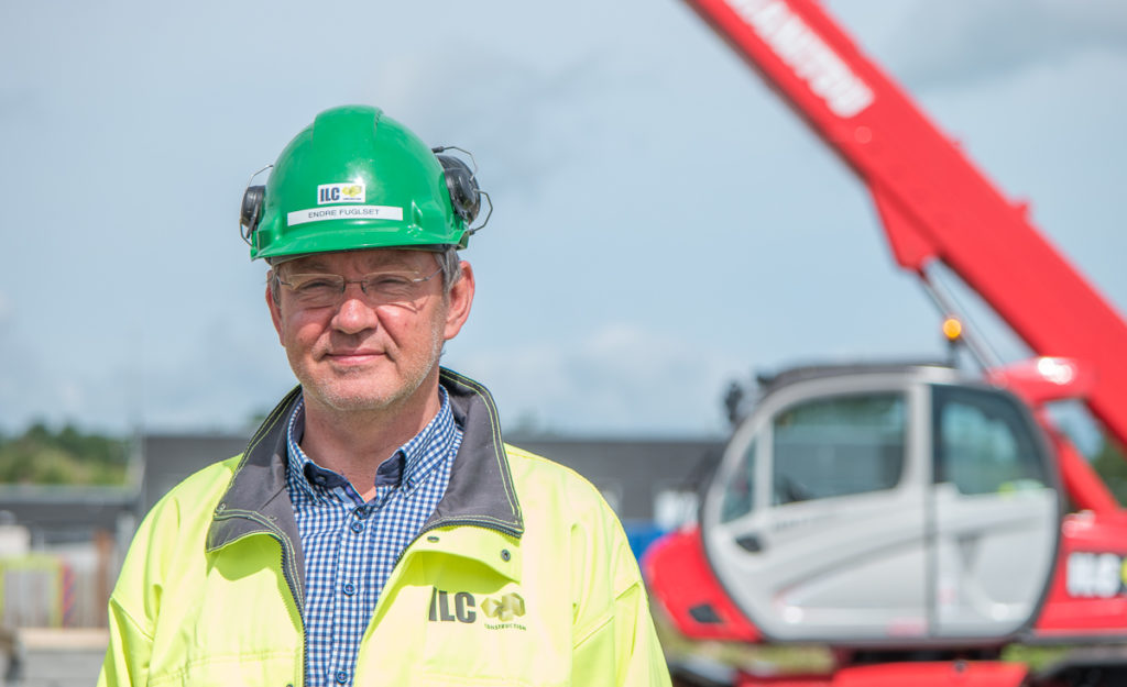 Endre Fuglset er HMS-leder i ILC Construction AS og skal sørge for en sikker byggeplass.